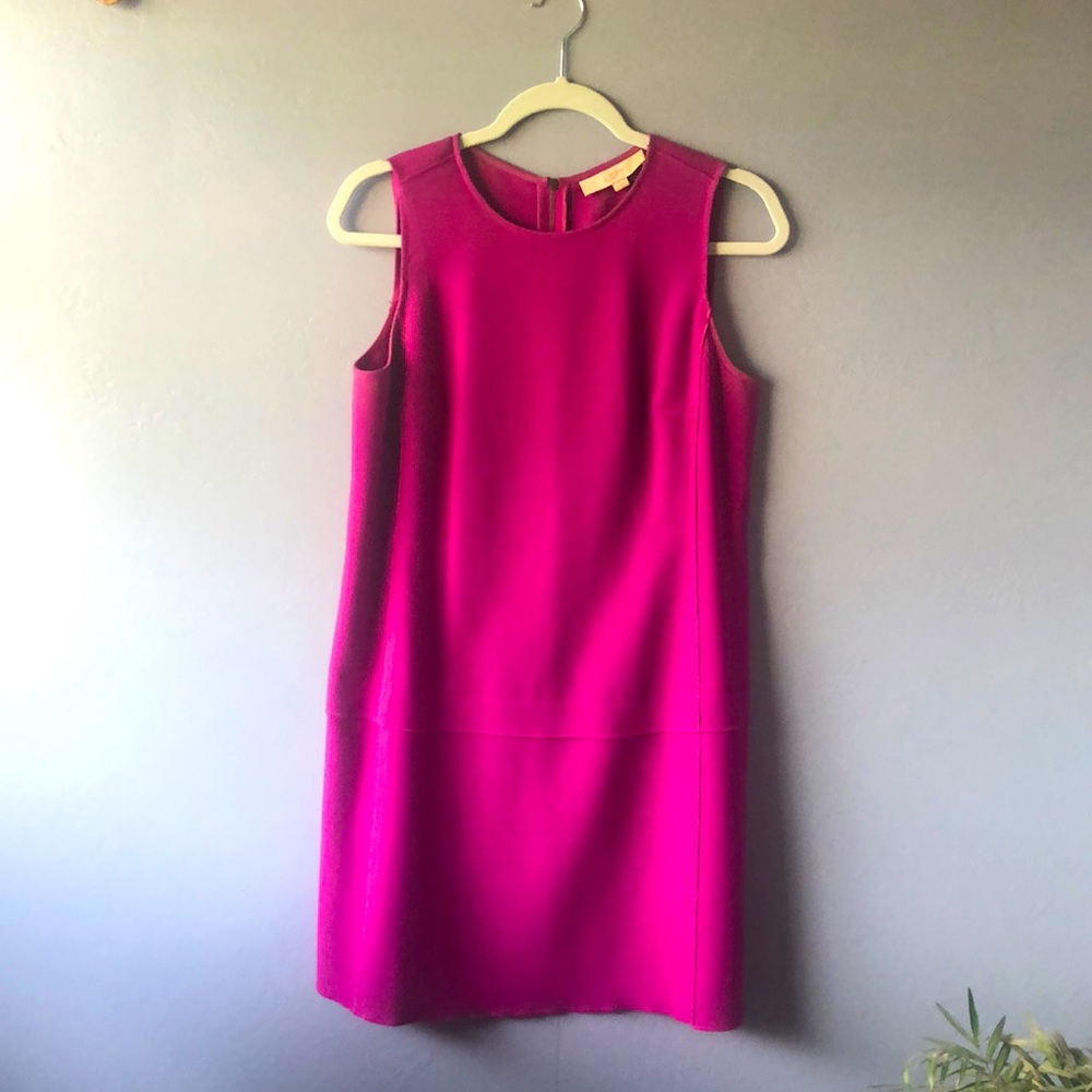 Loft fushia shift dress